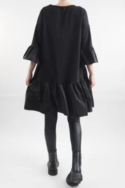 Made In Italy Moxie Pesca Rue Tunic Black 11 Made In Italy Moxie Pesca Rue Tunic Black -Fashion Women's Store 20made in italy moxie pesca rue tunic dress black4.jpg