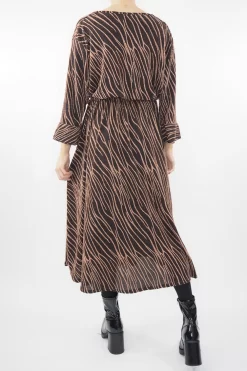 Laundry B Belladonna Lurex Wave Wrap Dress Copper * -Fashion Women's Store laundry b belladonna lurex wave wrap dress copper03.jpg