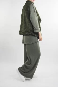 Laundry B Chalet Gilet Deep Khaki -Fashion Women's Store laundry b chalet gilet deep khaki 3.jpg