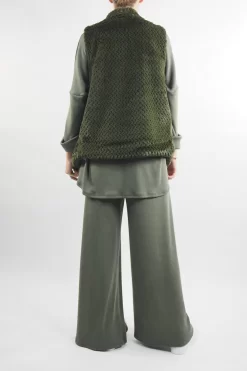 Laundry B Chalet Gilet Deep Khaki -Fashion Women's Store laundry b chalet gilet deep khaki 4.jpg