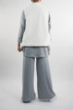 Laundry B Chalet Gilet Ecru -Fashion Women's Store laundry b chalet gilet ecru 4.jpg