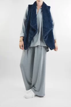 Fashion Women's Store -Fashion Women's Store laundry b chalet gilet navy 2.jpg