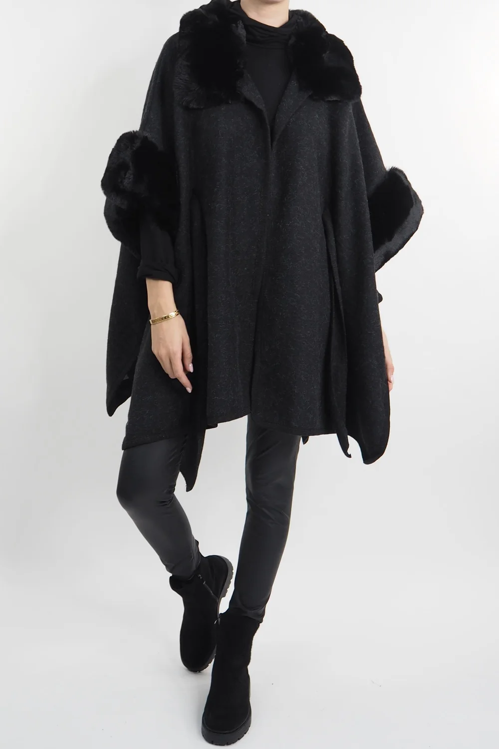 Laundry B Chalet Kloster Tie Waist Jacket Black 4 Laundry B Chalet Kloster Tie Waist Jacket Black - Image 2