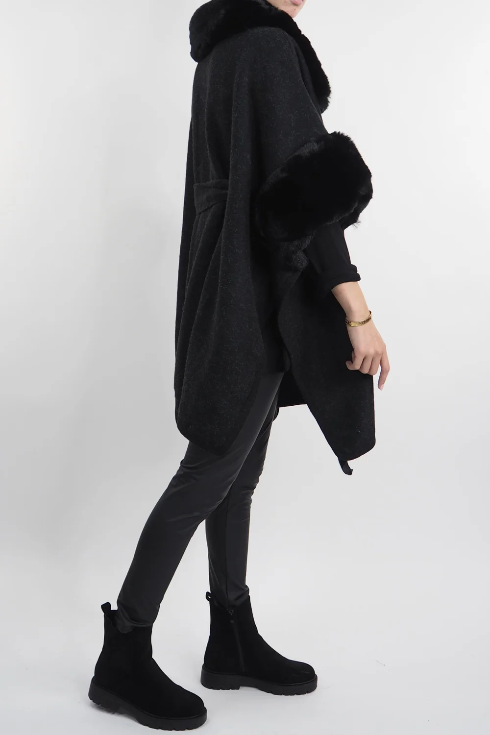 Laundry B Chalet Kloster Tie Waist Jacket Black 7 Laundry B Chalet Kloster Tie Waist Jacket Black - Image 5