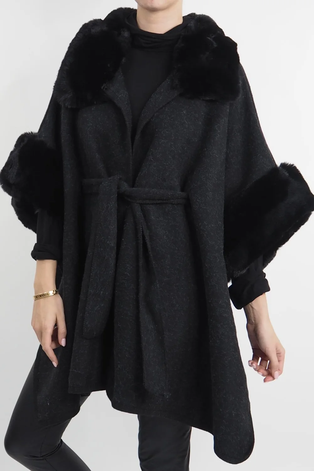 Laundry B Chalet Kloster Tie Waist Jacket Black 3 Laundry B Chalet Kloster Tie Waist Jacket Black