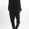 Laundry B Cobain Ladder Knit Top Black
