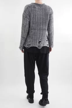 Laundry B Cobain Ladder Knit Top Steel 9 Laundry B Cobain Ladder Knit Top Steel -Fashion Women's Store laundry b cobain ladder knit grey04.jpg