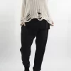 Laundry B Cobain Ladder Knit Top Oyster