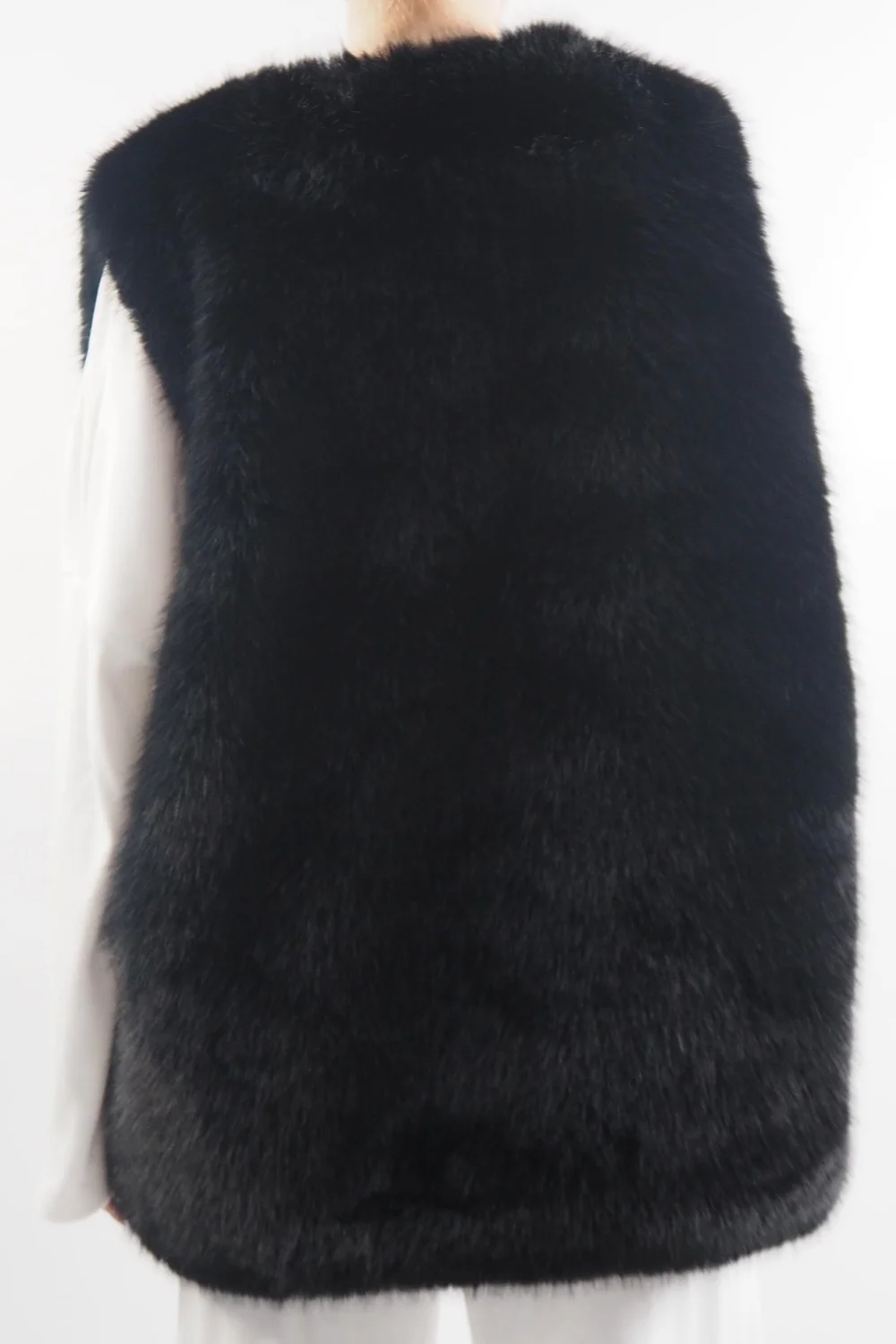 Laundry B Courchevel Faux Fur Gilet Black 5 Laundry B Courchevel Faux Fur Gilet Black - Image 3