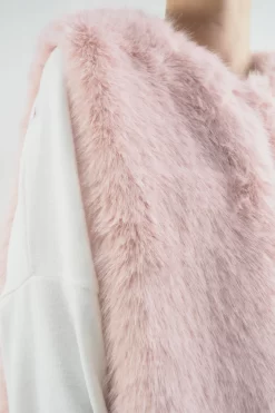 Laundry B Courchevel Faux Fur Gilet Blush Pink -Fashion Women's Store laundry b courchevel faux fur gilet blush16.jpg 1