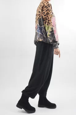 Laundry B Leopard Star Digital Soft Knit Top -Fashion Women's Store laundry b leopard star digital soft knit 3.jpg