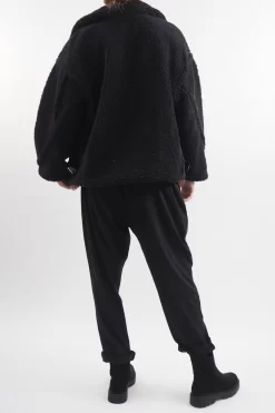 Laundry B Mara Teddy Bear Jacket Black 9 Laundry B Mara Teddy Bear Jacket Black -Fashion Women's Store laundry b mara teddy bear jacket black 4.jpg