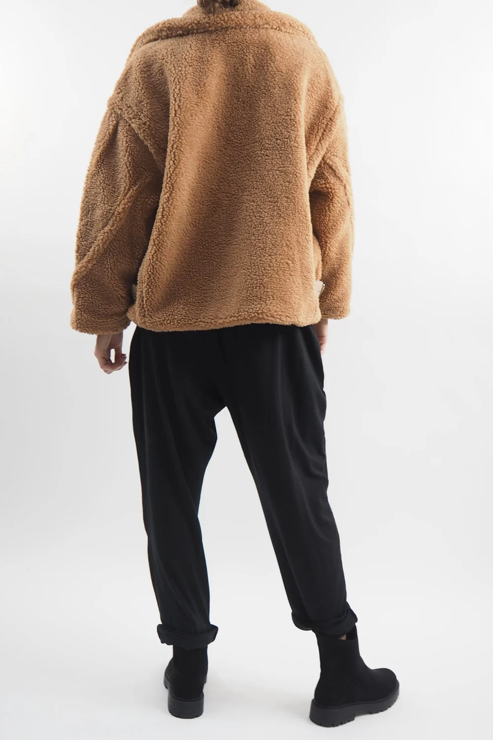 Laundry B Mara Teddy Bear Jacket Camel 6 Laundry B Mara Teddy Bear Jacket Camel - Image 4