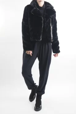 Laundry B Mara Teddy Biker Black