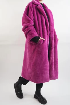 Laundry B Mara Teddy Coat Magenta -Fashion Women's Store laundry b mara teddy coat magenta205.jpg