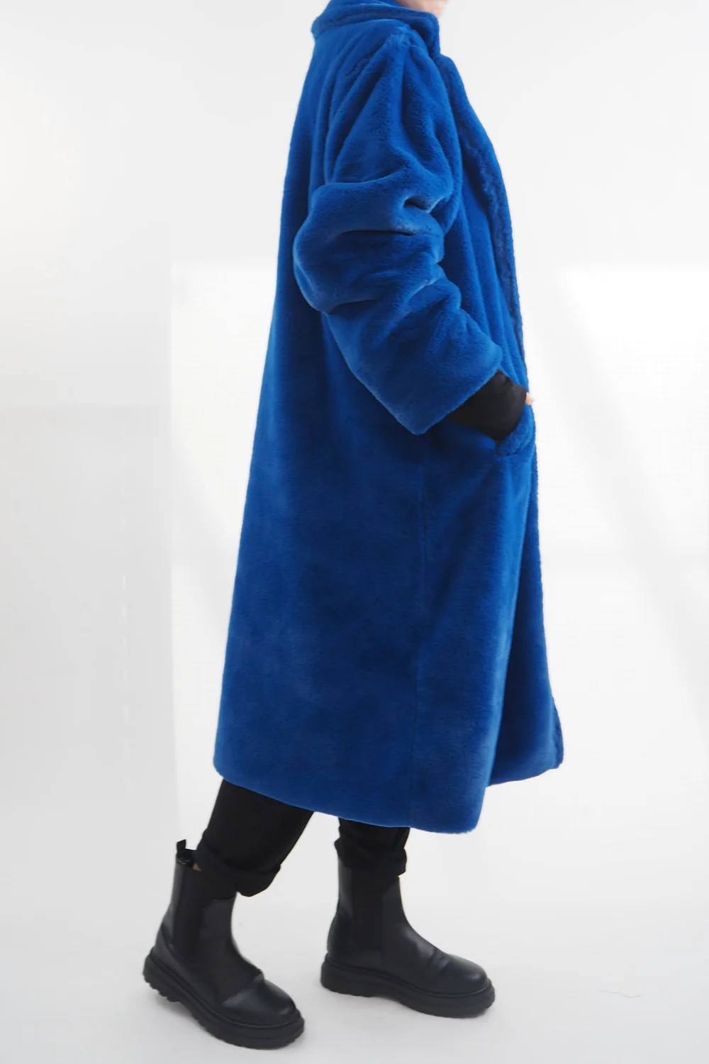 Laundry B Mara Teddy Coat Sapphire 4 Laundry B Mara Teddy Coat Sapphire - Image 2