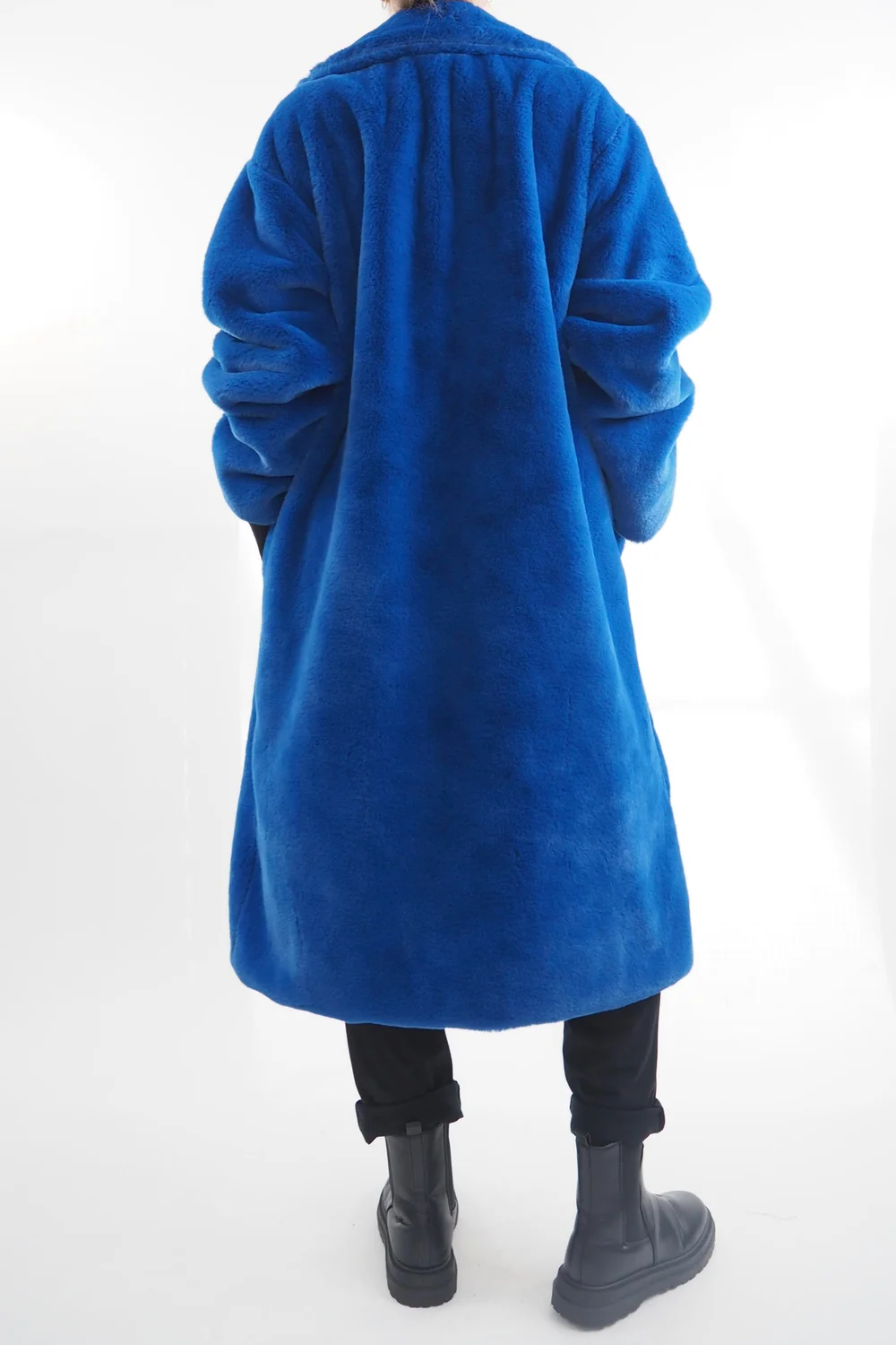 Laundry B Mara Teddy Coat Sapphire 5 Laundry B Mara Teddy Coat Sapphire - Image 3