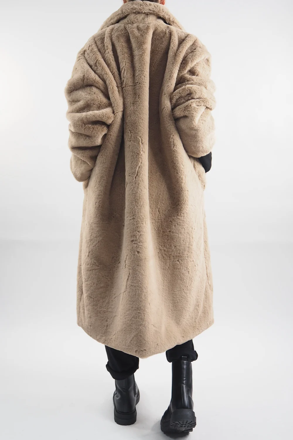 Laundry B Mara Teddy Coat Stone 7 Laundry B Mara Teddy Coat Stone - Image 5