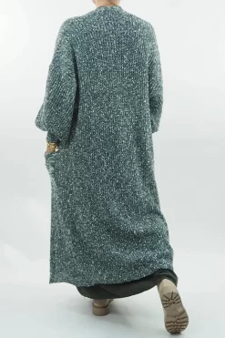 Laundry B Popcorn Malone Longline Duster Cardigan Khaki -Fashion Women's Store laundry b popcorn malone longline duster cardigan khaki 4.jpg