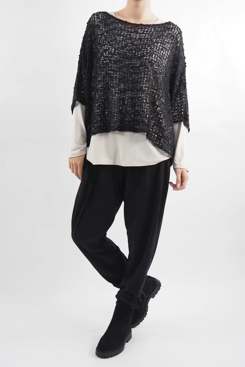 Laundry B Remi Cloud Knit Top Black 6 Laundry B Remi Cloud Knit Top Black - Image 4