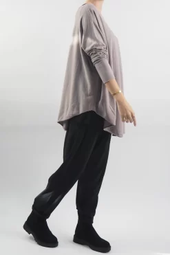 Laundry B Scoopy Knit Top Mushroom -Fashion Women's Store laundry b scoopy knit mushroom203.jpg