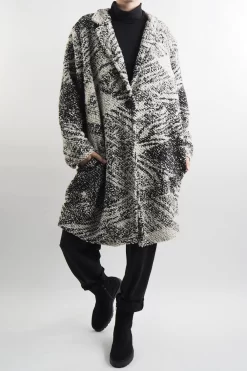 Made In Italy Oslo Abstract Boucle Jacket