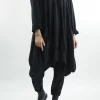 Made In Italy Apres Dip Side Bubble Tunic Black -Fashion Women's Store made in italy apres dip side bubble tunic black01.jpg