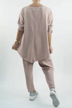 Made In Italy Apres Double V Raw Edge Top Antique Rose 7 Made In Italy Apres Double V Raw Edge Top Antique Rose -Fashion Women's Store made in italy apres double v raw edge top antique rose206.jpg