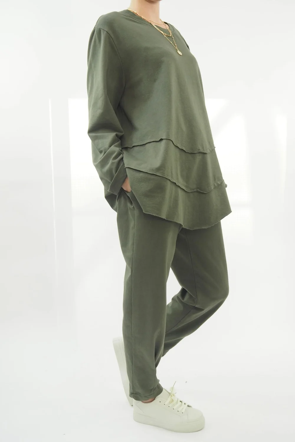 Made In Italy Apres Double V Raw Edge Top Bonsai 4 Made In Italy Apres Double V Raw Edge Top Bonsai - Image 2