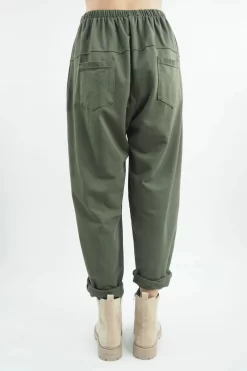 Made In Italy Apres Flat Front Pleat Jogger Bonsai -Fashion Women's Store made in italy apres flat front pleat jogger bonsai03.jpg