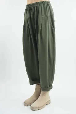 Made In Italy Apres Flat Front Pleat Jogger Bonsai -Fashion Women's Store made in italy apres flat front pleat jogger bonsai04.jpg