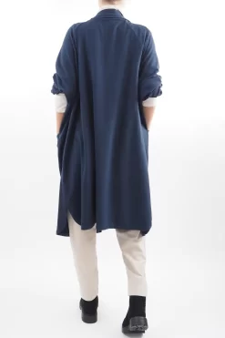 Made In Italy Apres Longline Relaxed Blazer Navy 9 Made In Italy Apres Longline Relaxed Blazer Navy -Fashion Women's Store made in italy apres longline relaxed blazer navy 4.jpg