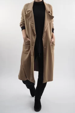 Made In Italy Apres Longline Relaxed Blazer Toast