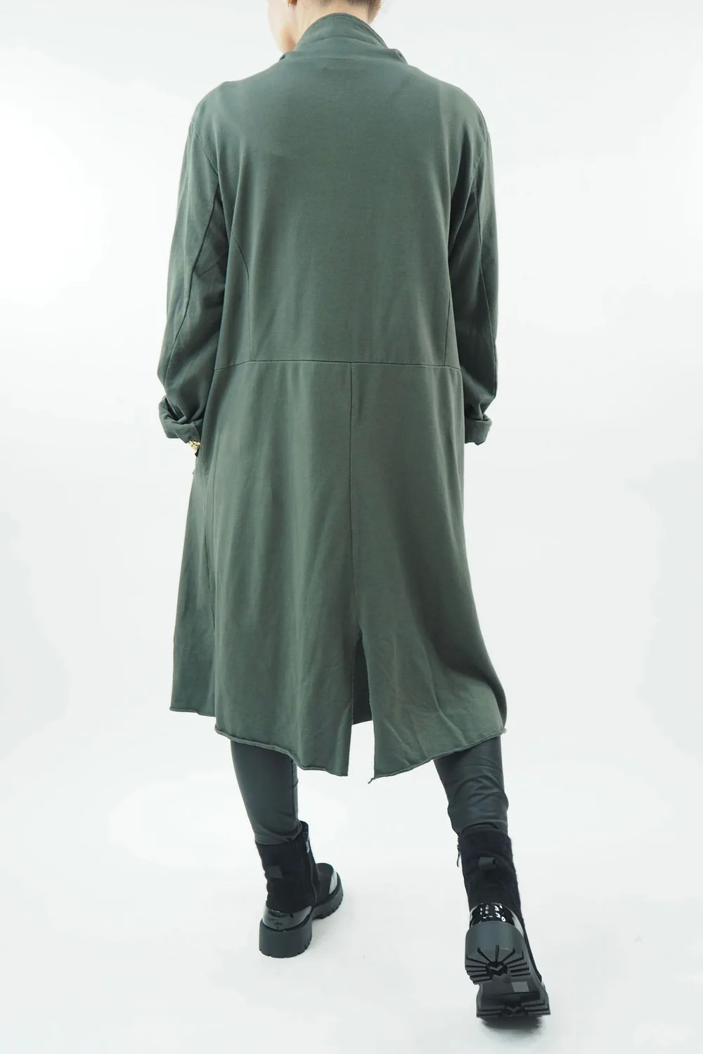 Made In Italy Apres Morning Jacket Khaki 5 Made In Italy Apres Morning Jacket Khaki - Image 3