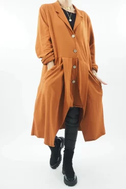 Made In Italy Apres Morning Jacket Saffron