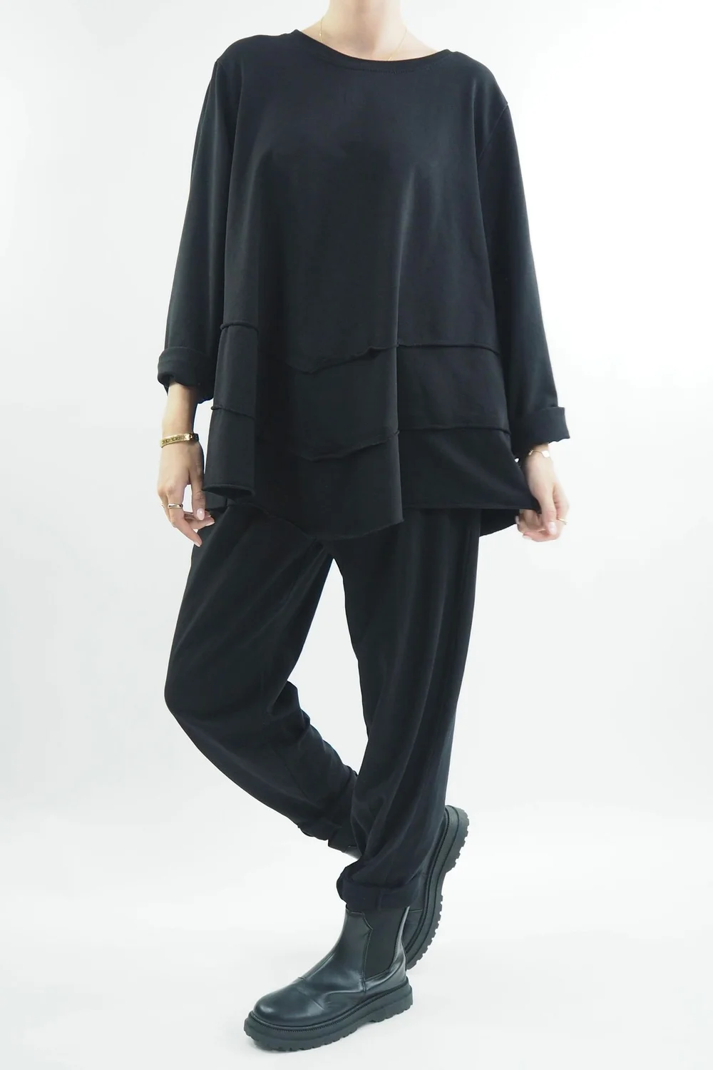 Made In Italy Apres Skinny Dart Jogger Black 7 Made In Italy Apres Skinny Dart Jogger Black - Image 5