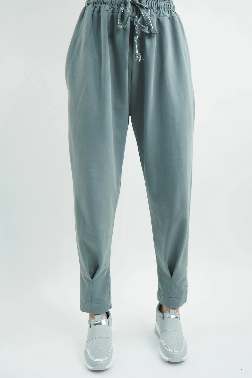 Made In Italy Apres Skinny Dart Jogger Steel 3 Made In Italy Apres Skinny Dart Jogger Steel