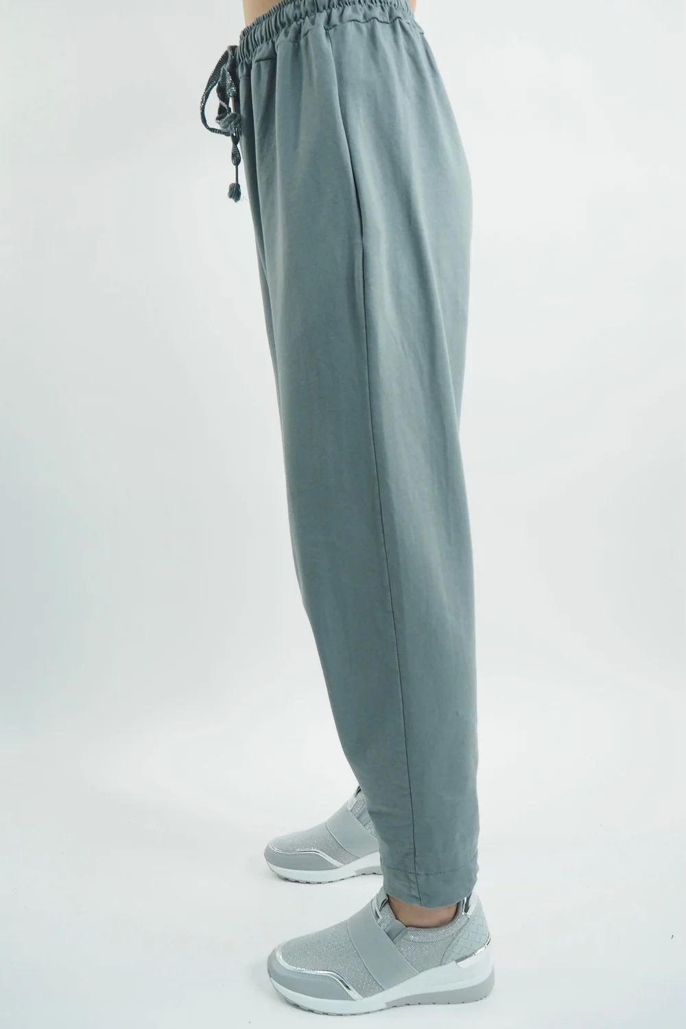 Made In Italy Apres Skinny Dart Jogger Steel 4 Made In Italy Apres Skinny Dart Jogger Steel - Image 2