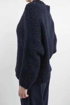 Made In Italy Arlo Basket Knit Top Ink -Fashion Women's Store made in italy arlo basket knit top ink03.jpg