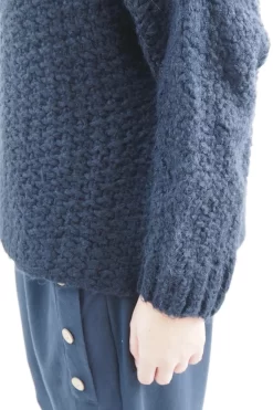 Made In Italy Arlo Basket Knit Top Ink -Fashion Women's Store made in italy arlo basket knit top ink04.jpg