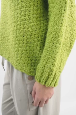 Made In Italy Arlo Basket Knit Top Matcha -Fashion Women's Store made in italy arlo basket knit top matcha04.jpg