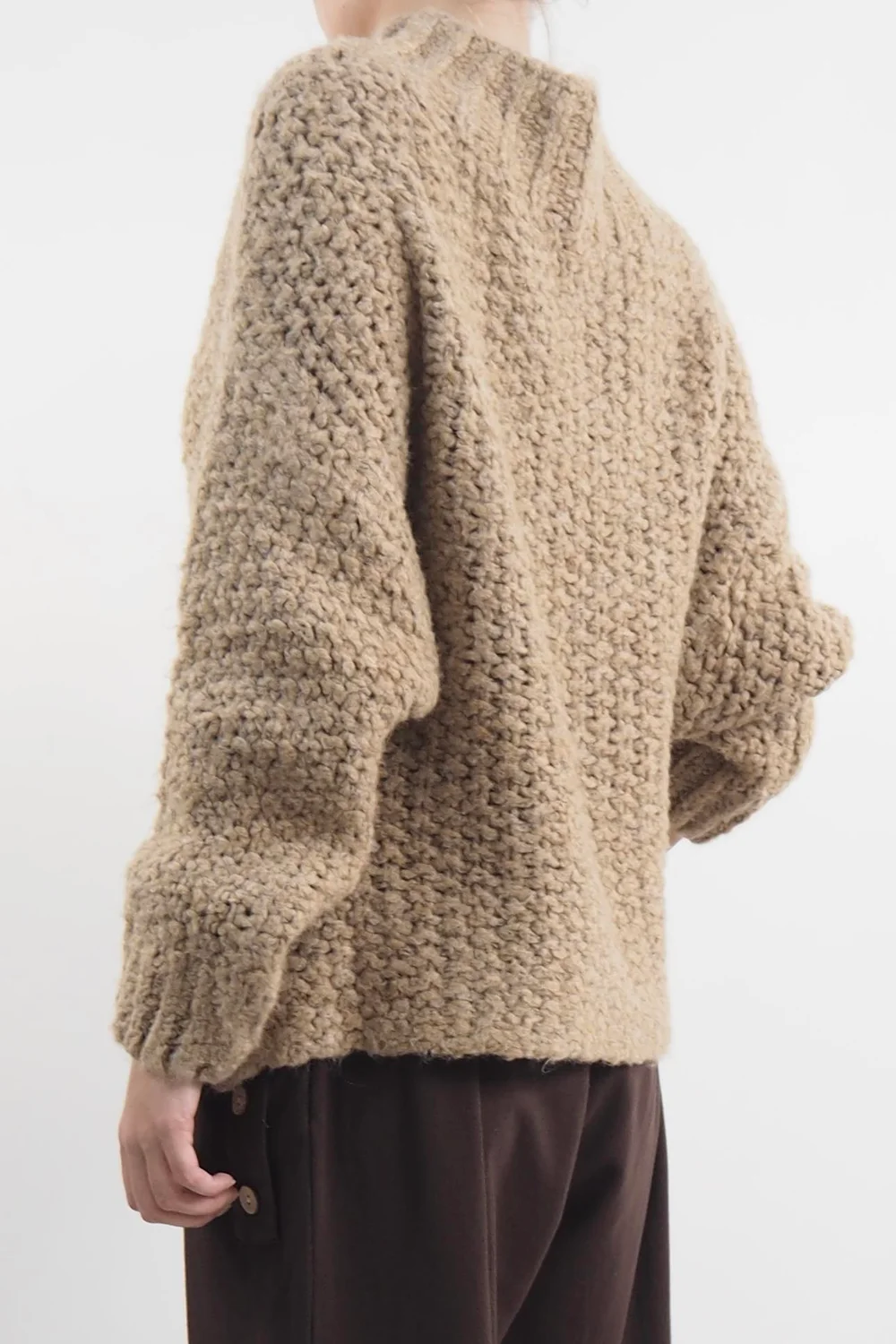 Made In Italy Arlo Basket Knit Top Toast 5 Made In Italy Arlo Basket Knit Top Toast - Image 3