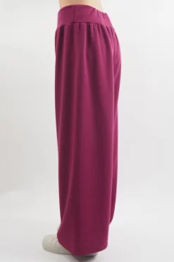 Made In Italy Belgravia Pull On Stretch Wide Leg Trouser Magenta / -Fashion Women's Store made in italy belgravia pull on stretch wide leg trouser magenta1.jpg