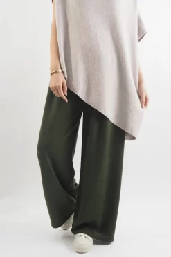 Made In Italy Belgravia Pull On Stretch Wide Leg Trouser Olive / -Fashion Women's Store made in italy belgravia pull on stretch wide leg trouser olive.jpg