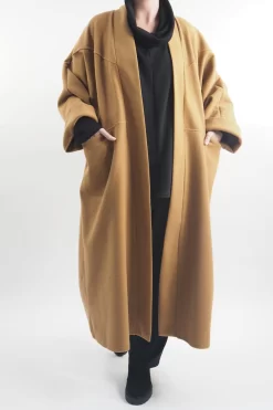 Made In Italy Belgravia Relaxed Coat Classic Camel