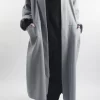 Made In Italy Belgravia Relaxed Coat Grey Marl
