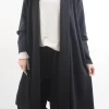 Made In Italy Belgravia Stretch Duster Jacket Black 2 Made In Italy Belgravia Stretch Duster Jacket Black -Fashion Women's Store made in italy belgravia stretch duster jacket black 1.jpg