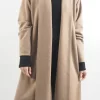 Made In Italy Belgravia Stretch Duster Jacket Camel -Fashion Women's Store made in italy belgravia stretch duster jacket camel 1.jpg