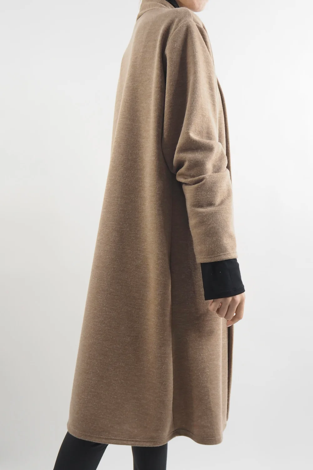 Made In Italy Belgravia Stretch Duster Jacket Camel 4 Made In Italy Belgravia Stretch Duster Jacket Camel - Image 2