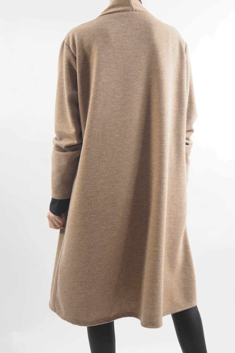 Made In Italy Belgravia Stretch Duster Jacket Camel 5 Made In Italy Belgravia Stretch Duster Jacket Camel - Image 3